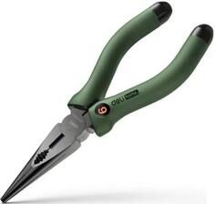 Удлиненные плоскогубцы &amp;quot;Home Series Green&amp;quot; Deli HT2106L 160мм, эксклюзивный дизайн, рукоятка из высококачественного софттач пластик