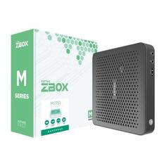 ZOTAC ZBOX-MI351-E, Barebone, Intel N100, WIFI, BT, EU PLUG 1x DDR5-4800 SODIMM, M.2 SSD SLOT, 1x GLAN, DP/HDMI