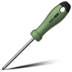 Крестовая отвертка &amp;quot;Home Series Green&amp;quot; Deli HT1206L PH2x150мм Эксклюзивный дизайн, рукоятка из высококачественного софттач пластика