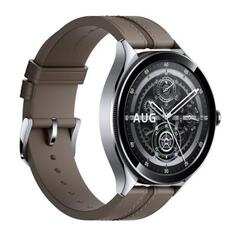 Смарт-часы Xiaomi Watch 2 Pro - Bluetooth® Silver Case with Brown Leather Strap M2234W1 (BHR7216GL)