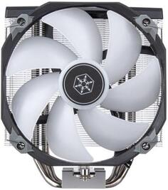 G53ARV140ARGB20 High-performance 140mm CPU cooler with four ?6mm copper heat-pipes designed specific Silver Stone