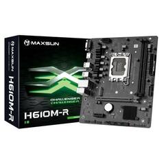 MS-Challenger H610M-R LGA1700 H610 2*DDR4 1*PCIEx16/ 1*PCIEx1/ 1*M.2 Front2*USB3.2 Gen1/ 2*USB2.0 Rear4*USB2.0/ 2*USB3.2 Gen1 3*SATA3 1G VGA+HDMI M- Maxsun