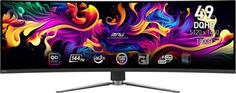 Монитор MSI 49 MPG 491CQP QD-OLED черный OLED LED 32:9 HDMI M/M матовая HAS Piv 1500000:1 1000cd 178гр/178гр 5120x1440 144Hz DP FHD USB 12.2кг