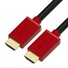 Кабель HDMI 3м Green Connection GCR-HM451-3.0m круглый черный/красный