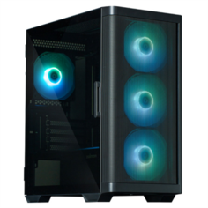 Корпус microATX Zalman M4 Без БП черный M4 Black