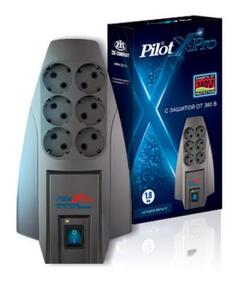 Сетевой фильтр ZIS Pilot X-Pro серый 6 розеток 5 м