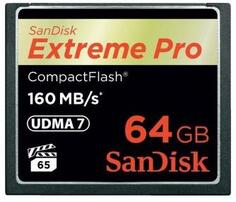 Карта памяти Compact Flash Card 64Gb Sandisk SDCFXPS-064G-X46