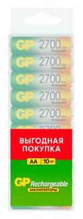 Аккумулятор GP 270AAHC-CRB10 2700 mAh AA 10 шт