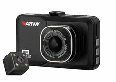 Видеорегистратор Artway AV-394 с двумя камерами 3/120°/1920x1080 Full HD/мониторинг парковки