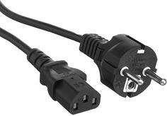 Exegate ES280992RUS Кабель питания ExeGate Special PC-1S (Евровилка Schuko-&gt;С13) 3*0.5mm2, CCA, черный, 1.0м.