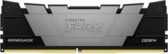 Оперативная память для компьютера 16Gb (1x16Gb) PC4-25600 3200MHz DDR4 DIMM CL16 Kingston Fury Renegade KF432C16RB12/16