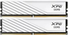 Оперативная память для компьютера 32Gb (2x16Gb) PC5-51200 6400MHz DDR5 DIMM CL32 ADATA XPG Lancer Blade White AX5U6400C3216G-DTLABWH