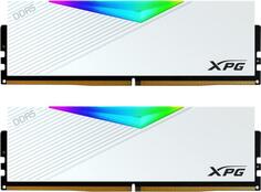 Оперативная память для компьютера 32Gb (2x16Gb) PC5-48000 6000MHz DDR5 DIMM CL30 A-Data XPG Lancer RGB AX5U6000C3016G-DCLARWH Adata
