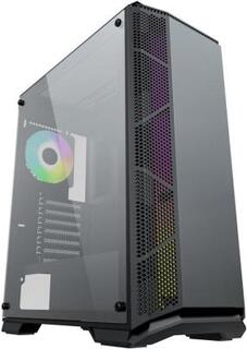 ACD Citadel 105 ATX, Black, USB3.0*2+HD audio ,1*12cm F2 ARGB fan at rear ,Tempered glass side panel with fixed 4pcs screws