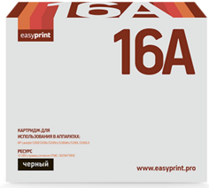 Картридж EasyPrint Q7516A для HP LaserJet 5200 12000стр Черный