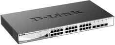 Коммутатор D-Link DGS-1210-28X/ME/B1A управляемый 24 порта 10/100/1000Mbps 4xSFP