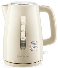 Чайник электрический Brayer BR1069 2200 Вт бежевый 2 л пластик