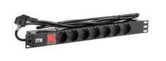 Блок розеток ITK PH12-7D1-P 2 м 7 розеток