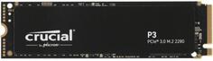 Твердотельный накопитель SSD M.2 500 Gb Crucial P3 Read 3500Mb/s Write 1900Mb/s 3D NAND CT500P3SSD8