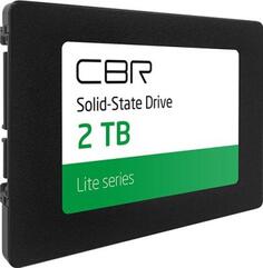 Твердотельный накопитель SSD 2.5 2 Tb CBR Lite Read 550Mb/s Write 520Mb/s TLC SSD-002TB-2.5-LT22
