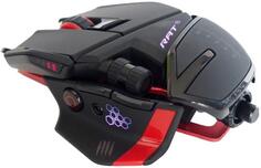 Игровая мышь Mad Catz R.A.T. 6+ чёрная (PMW3360, Omron, USB, 11 кнопок, 12000 dpi, RGB подсветка)