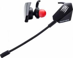 Игровые мобильные наушники Mad Catz E.S. PRO+ черные (3.5 мм jack, 13.5 мм неодимовые магниты, 32 Ом, 20 ~ 20000 Гц, микрофон)