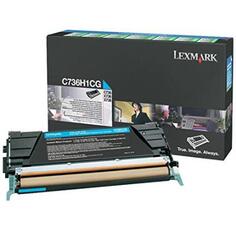 Тонер картридж Lexmark C736H1CG голубой для C73X/X73X (10 000 стр)