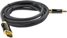 Кабель HDMI 2м TELECOM TCG300-2M круглый черный