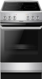 Электрическая плита Hansa FCCS56069 серебристый (уценка, неисправное оборудование - разбита варочная поверхность)