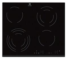 Варочная панель электрическая Electrolux EHF6343FOK черный (уценка, неисправное оборудование - разбито стекло)