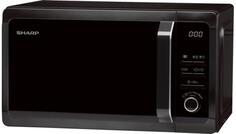 Микроволновая печь Sharp R2852RK 800 Вт чёрный (уценка, поврежденная упаковка, вмятина на боковой стенке корпуса (на работоспособность не влияет))
