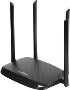 Роутер беспроводной Digma DWR-AC1201 AC1200 10/100BASE-TX черный (упак.:1шт) (Уценка, б/у)