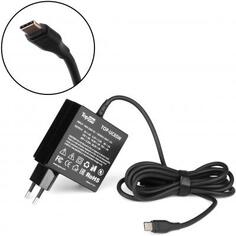 Блок питания для ноутбука 20.3V TopON TOP-UC65W 65W c разъемом Type-C, PowerDelivery 3.0, в розетку. Кабель 170 см.