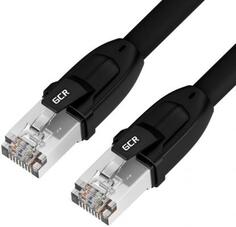 GCR Патч-корд PROF кат.8 ethernet 3.0m F/FTP, RJ45, CU, 26 AWG, литой, прямой, черный, экранированные коннекторы, GCR-52349 Green Connection