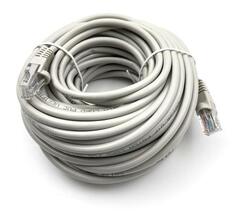 Патч-корд Buro UTP 4 пары cat5E CCA molded 15м серый RJ-45 (m)-RJ-45 (m) Бюрократ