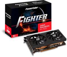 Видеокарта PowerColor PCI-E 4.0 RX 7600 8G-F AMD Radeon RX 7600 8Gb 128bit GDDR6 2550/18000 HDMIx1 DPx3 HDCP Ret
