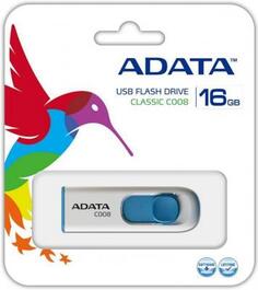 Флешка USB 16Gb A-Data AC008-16G-RWE белый