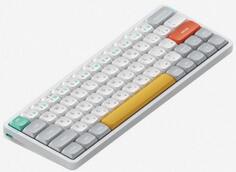 Беспроводная механическая клавиатура QMK Nuphy AIR60v2, 64 клавиши, RGB подсветка, Blue Switch