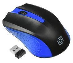 Мышь беспроводная Oklick 485MW чёрный синий USB