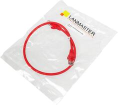 Патч-корд Lanmaster 5E категории UTP красный 0.5м LAN-PC45/U5E-0.5-RD