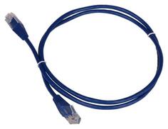 Патч-корд Lanmaster 5E категории UTP синий 0.5м TWT-45-45-0.5-BL