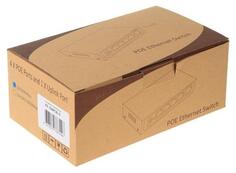 Сетевой коммутатор FE-104POE-S 5 портов 10/100 Мбит/с (IEEE802.3u 100BaseTX) из них 4 c поддержкой PoE (IEEE802.3at) до 15,4Вт на порт (HI POE), Сумма Falcon Eye