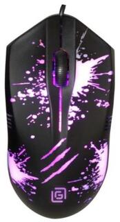 Мышь Оклик 398G черный оптическая (1000dpi) USB (3but) Oklick