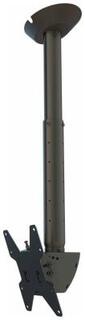 [C37 36A] Потолочное крепление Wize Pro C3736A для дисплеев 1346+, VESA 75x75, 100x100, 200x100, 200x200, 400х400 мм, наклон +20°, поворот 360°, длина
