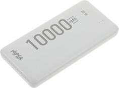 Внешний аккумулятор Power Bank 10000 мАч HIPER MX Pro 10000 белый
