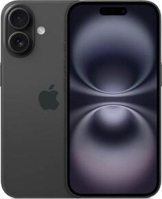 Смартфон Apple A3287 iPhone 16 128Gb черный моноблок 3G 4G 1Sim 6.1 1179x2556 iOS 18 48Mpix 802.11 a/b/g/n/ac/ax/be NFC GPS Protect