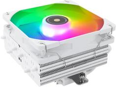 Кулер для процессора Thermalright SI-100 White ARGB, высота 100 мм, 2000 об/мин, 28 дБА, PWM, белый, ARGB подсветка