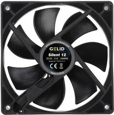 Вентилятор GELID Silent 12 Black, 120x120x25 мм, 1000 об/мин, 20 дБА, черный