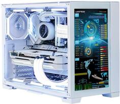 Корпус ATX Lamptron DMS380 Monitor Case White Без БП белый LAMP-DMS380