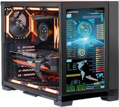 Корпус ATX Lamptron DMS380B Monitor Case Black Без БП черный LAMP-DMS380B
